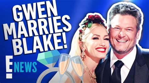 Gwen Stefani Marries Blake Shelton In Intimate Wedding E News Youtube