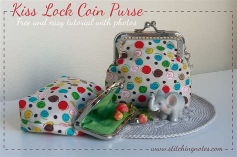 Stitching Notes Tutorial Kiss Lock Coin Purse