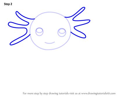 Learn How To Draw An Axolotl For Kids Animals For Kids Step By Step