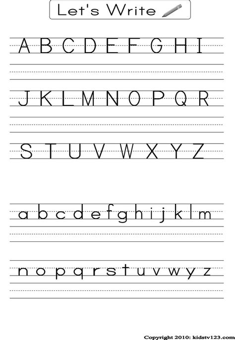 ══ digital download only ══ • no physical item will be shipped. 13 Best Images of 123 Printable Handwriting Worksheets - Alphabet Letter Worksheets ...