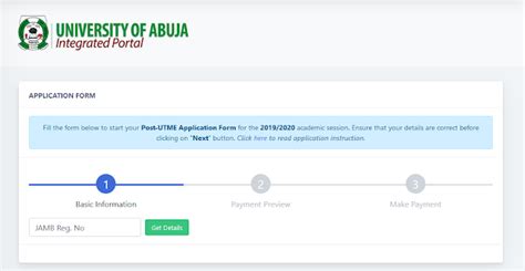 Uniabuja Post Utme And De Screening Form 20202021 Updated