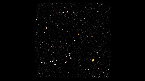 Hubble Ultra Deep Field Looking Out Into Space Looking Back Into Time