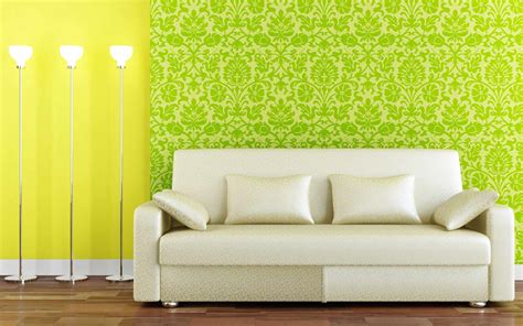 Forge a concrete paradise with living walls astride couches. Modern Living Room Wallpaper Design Ideas / FresHOUZ.com