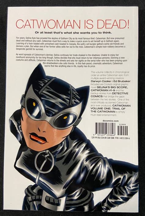 Catwoman Tpb Vol 1 Trail Of The Catwoman Darwyn Cooke Vfnm Comic