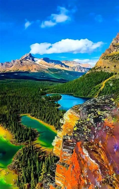 Rocky Mountains British Columbia Scenery Beautiful Landscapes