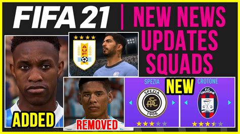 Fifa 21 News Title Update 31 Latest Squad Upadtae New Face Scans