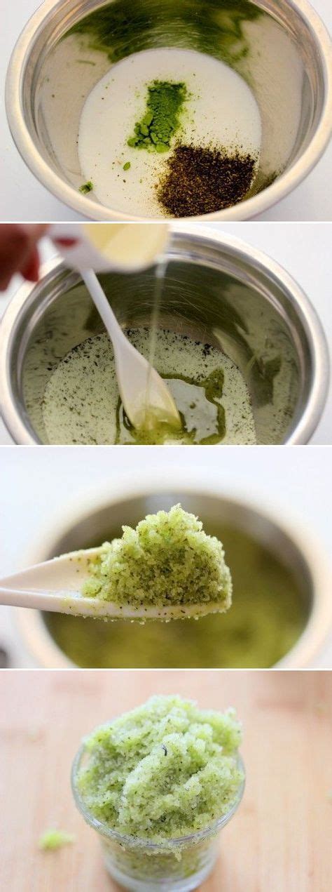 Green Tea Sugar Scrub With Images Natural Body Scrub Diy Natural