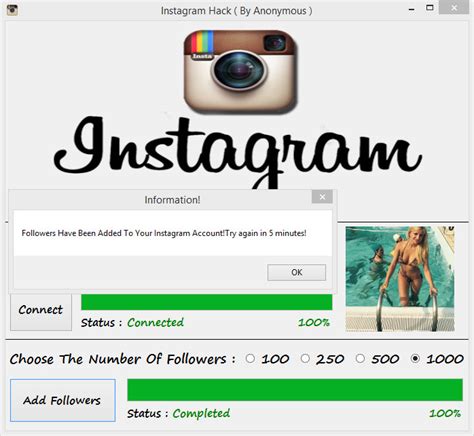 Instagram Hack By Anonymous Add Followers No Password Free