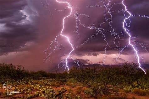 Photographer Captures Stunning Image As Monsoon Lightning Bolt Hits
