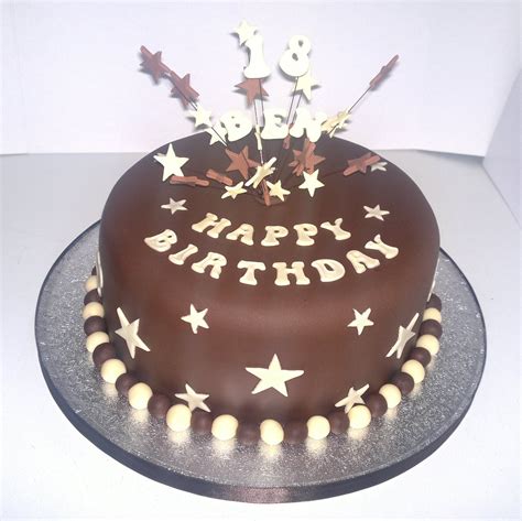 Chocolate 18th Birthday Cake Liz Flickr