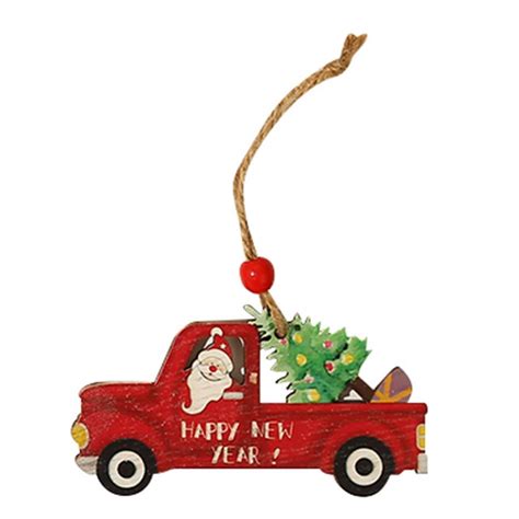 Christmas Ornaments Red Truck Christmas Tree Decoration Christmas
