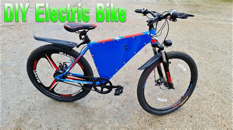 Build A Electric Bike 36v 300w With Diy Kit At Home Youtube