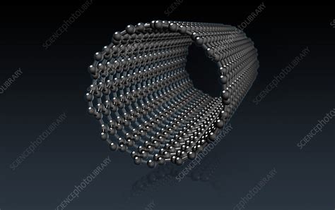 Carbon Nanotube Molecular Model Stock Image F0317570 Science