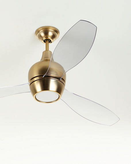 Details ceiling fan powered by a six speed energy efficient dc motor with clear acrylic blades and. Bordeaux 52 Ceiling Fan | Modern ceiling fan, Brass ...