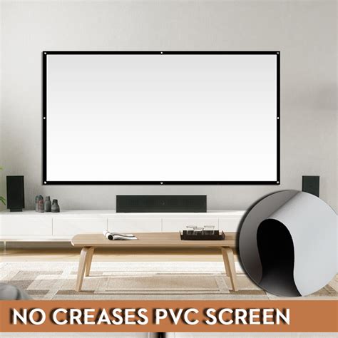 I tried pretty much every 16:9 100'projector screen with a stand on amazon (that came via prime) between $80 and $180 dollars. NIERBO Projector Screen Rolled Up 50-100 Inch Portable Screen Diagonal 16:9 for Outdoor Indoor ...