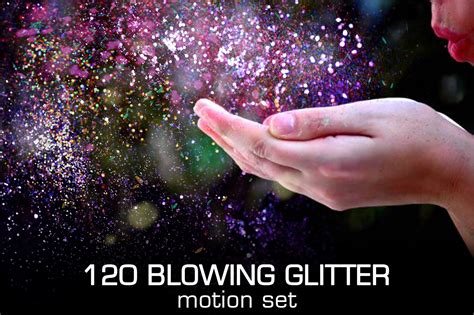 Artstation 120 Blowing Glitter Photoshop Overlays Magic Glitter