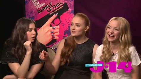 Yearning for a normal adolescence, she fakes her own death and enrolls in a suburban high school. J-14 Interviews the Cast of 'Barely Lethal' | FunnyDog.TV