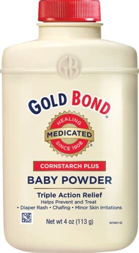 Gold Bond Cornstarch Plus Baby Powder 4 Oz Kroger