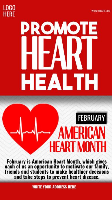 Copy Of American Heart Month Instagram Story Postermywall