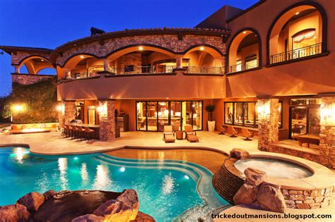 Tricked Out Mansions Showcasing Luxury Houses Beautiful Las Vegas Mansion