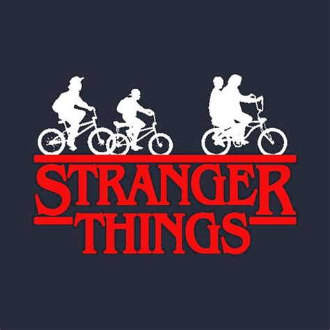 Stranger Things Logo With Silhouette Stranger Things Stranger Things