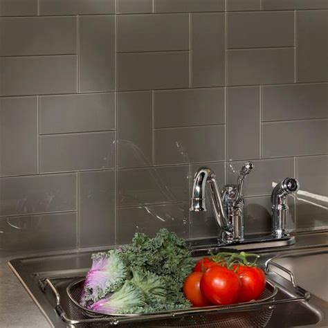 Try one of these 20 amazingly unique backsplash ideas instead, and discover a unique look. Aspect 3" x 6" Leather Glass Peel & Stick Backsplash Tiles - 8 pcs at Menards®