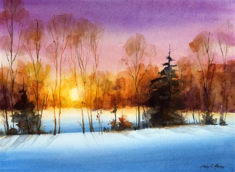 Maybe you would like to learn more about one of these? Last Light (Avoid mud) | Watercolor painting done ...