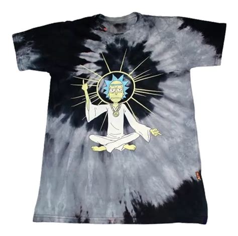 Camiseta Piticas Adulto Rick And Morty Tie Dye Parcelamento Sem Juros