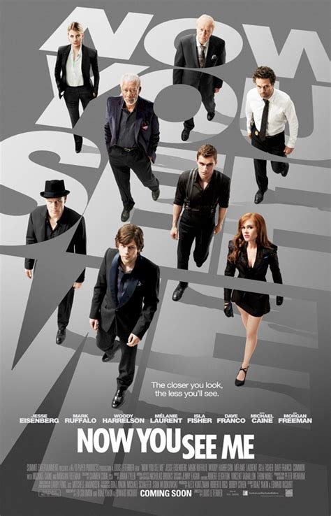 Now you see me 2 packs in even more twists and turns than its predecessor, but in the end, it has even less hiding up its sleeve. New Poster for 'Now You See Me' Integrates Entire Ensemble ...