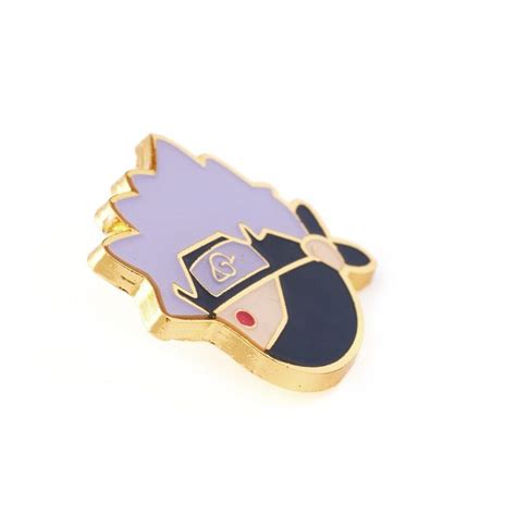 Naruto Kakashi Ake Chibi Head Enamel Pin Distinct Pins