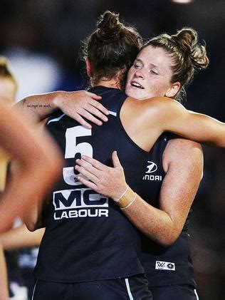 Aflw Afl Womens Carlton V Collingwood Nicola Stevens Brianna