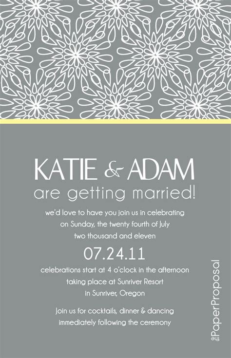 Are you starting to work on your wedding invites? Casual Wedding Reception Invitation Wording ~ Wedding ...