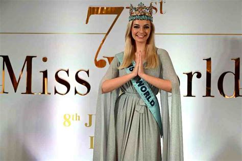 Miss World 2023 Visiting Amazing India On A Diet Not Helpful Miss World Karolina Bielawska