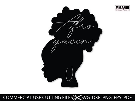 afro queen svg afro svg afro woman svg black woman svg black history month svg dope svg