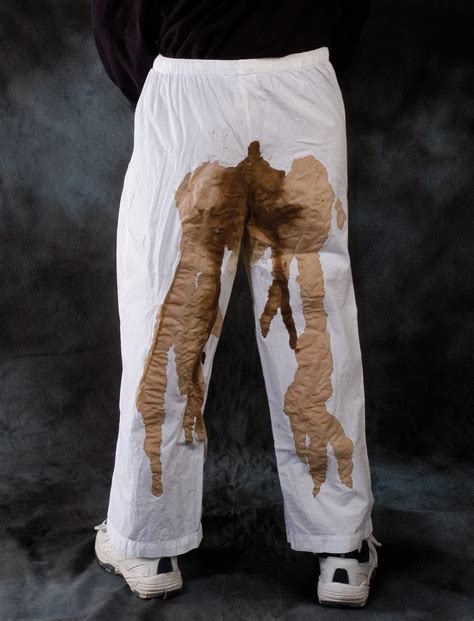 Goosh Pants Halloween Pee Poop Stained Dirty Costume Funny Novelty Joke