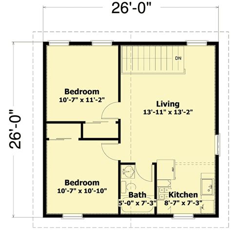 Two Bedroom Carriage House 3562wk Architectural