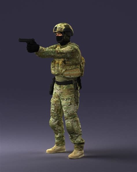 3d Soldier 0510 Cgtrader