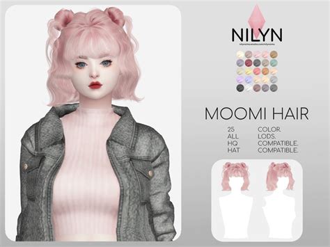 The Sims Resource Moomi Hair New Mesh Kawaii Hairstyles Cute