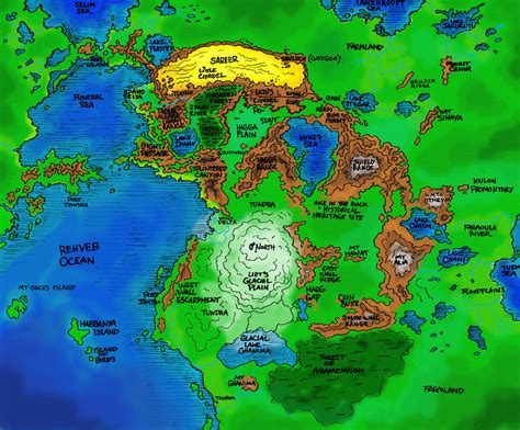 Map Of Arrakis In Letos Time By Hamo1701 On Deviantart