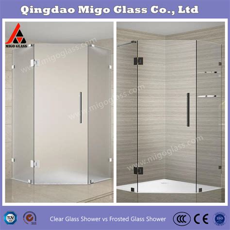Clear Tempered Shower Glass Door Shower Screen Panels Frosted Glass Tinted Glass Patterned