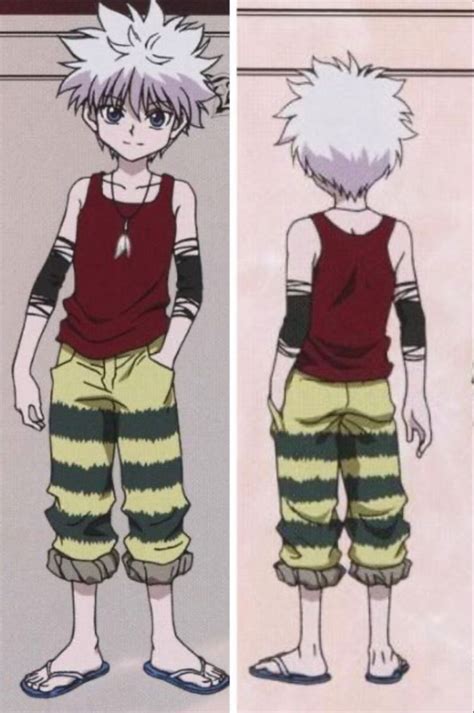 Killuas Yellow And Green Pants Outfit Hunter Anime Hunter X Hunter