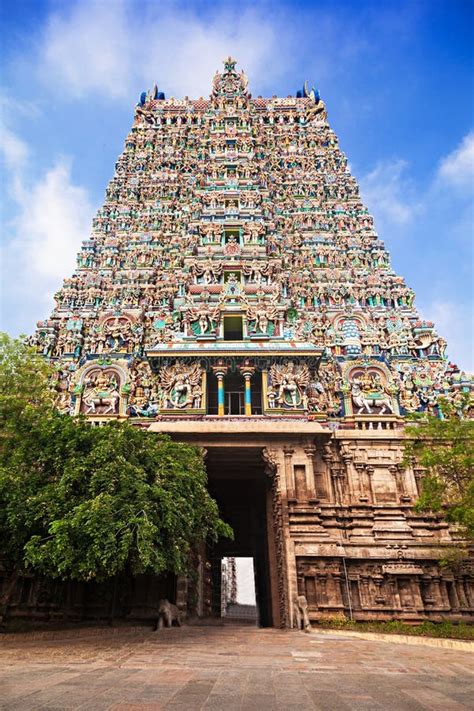 Meenakshi Temple Stock Image Image Of Goddess Architecture 34787837