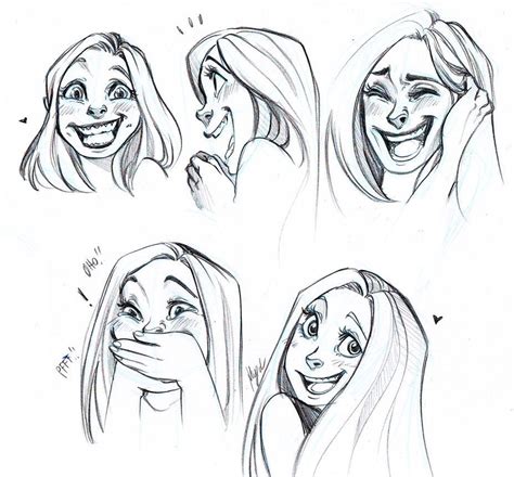 Laughing And Smiling Faces By Myed89 On Deviantart Smile Drawing