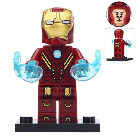 Minifigure Iron Man Mark 8 Costume Marvel Super Heroes