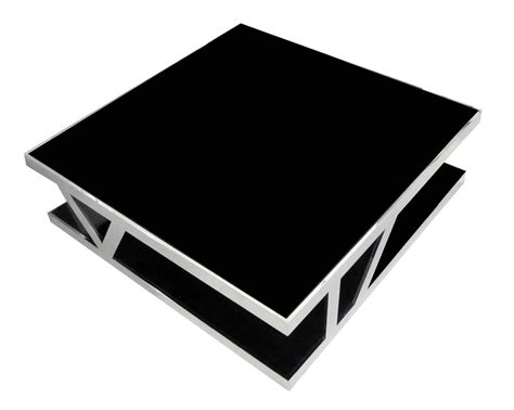 We did not find results for: Large French Square Chrome Coffee Table with Black Glass ...