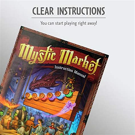 Thinkfun Mystic Market Strategy Card Game For 2 4 Players Ages 10 And