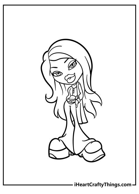 Bratz Coloring Pages Julie