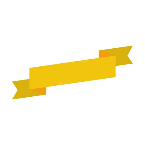 Yellow Banner Zigzag Yellow Banner Banners Ribbon Png And Vector