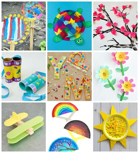 50 Quick And Easy Kids Craft Project Ideas That Take Less Than Thirty