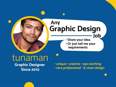 Graphic Design JOb Cover for Fiverr Gig by Arifur rahman on Dribbble